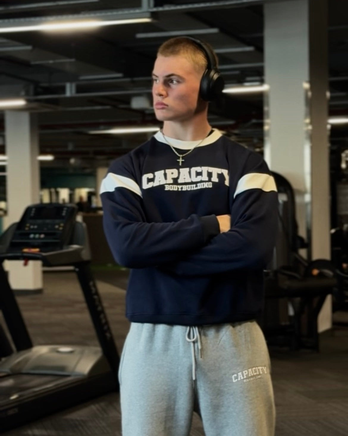 Capacity Varsity Oversized Sweatshirt