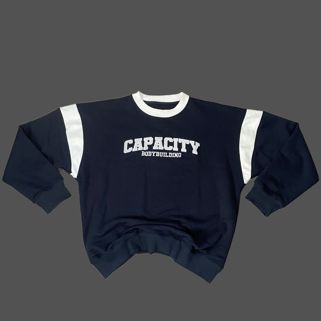 Capacity Varsity Oversized Sweatshirt