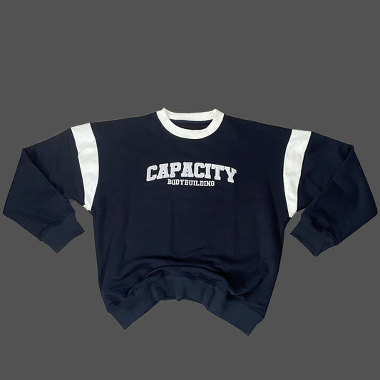 Capacity Varsity Oversized Sweatshirt